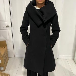 DANIER leather peacoat..